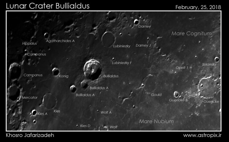 Lunar Crater Theophilus & Cyrillus | Jan, 23, 2018 – Khosro JafariZadeh ...